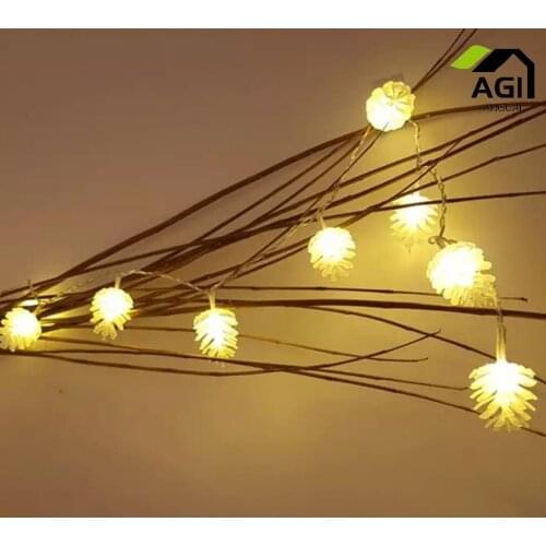 Светодиодные праздничные шишки Angcai China At AliExpress