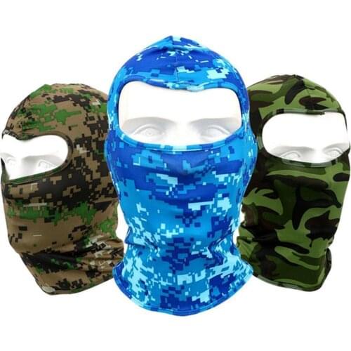 Army Tactical Mask Motorcycle Face Mask Motorcycle Unisex Tactical Ski Mask 2/3 Full Face Outdoor Mask Gangster Mask