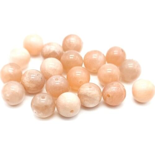 Natural Sunstone Beads Loose Natural Stone Beads for Jewelry Making Accessories 8mm Necklace Bracelet DIY
