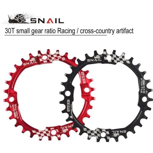 Snail Positive And Negative Teeth Single Disc 30T Mountain Bike Disc Small Gear Plate Racing Cross-Country Climbing