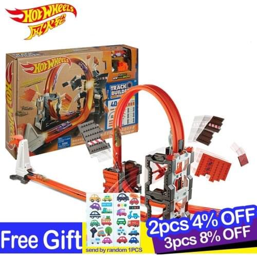 Hot wheels Carros Toys Track Model Variety and Cool Impact Car Racing Toy Track Set Assembly Hotwheels Toys for Children Juguete