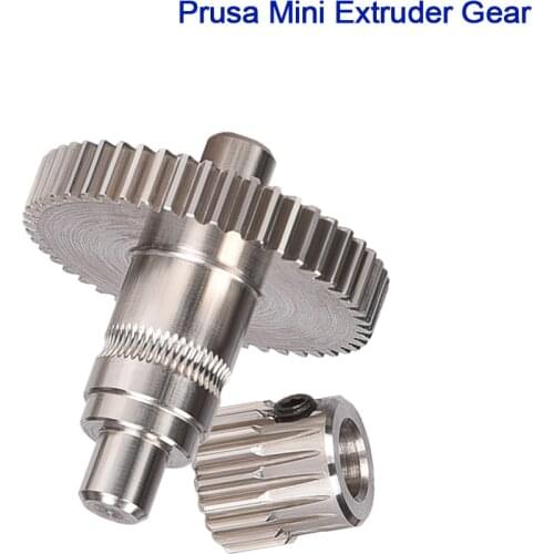 New Extrusion Wheel Stainless Steel Prusa Mini Extruder Gear Set High Precision Optimized Pulley prusa min 3D Printer Parts