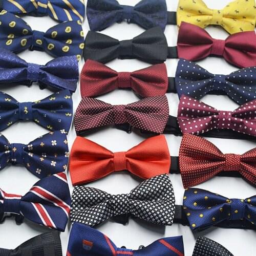 New Polyester Bowtie for Men Fashion Casual Floral Animal Mens Bow Cravat Neckwear For Wedding Party Suits Tie Festival Gift