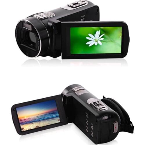 Wholesale Black Gold Portable Full Hd 1080p Night Vision Digital Video Camera with Remoter Camcorders Home Outdoor Traveling Use