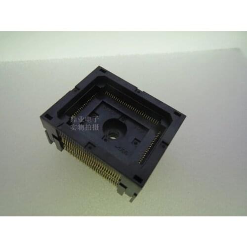 Original TI IC Test Seat CQF-100-155 Burning Programm LQFP100 TQFP100 Socket Adapte