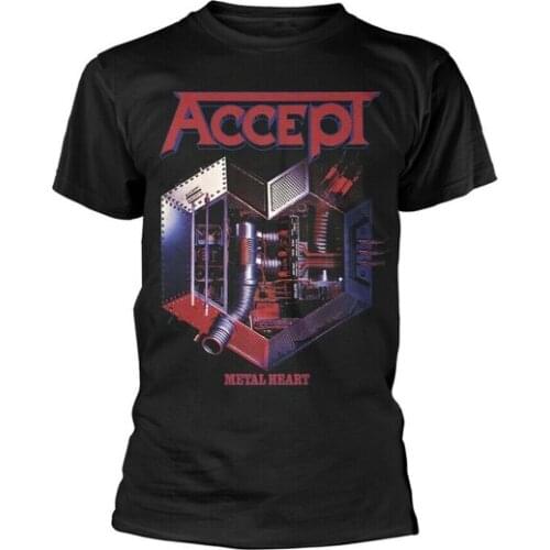 Accept Metal Heart 1 Official Tee T-Shirt Mens