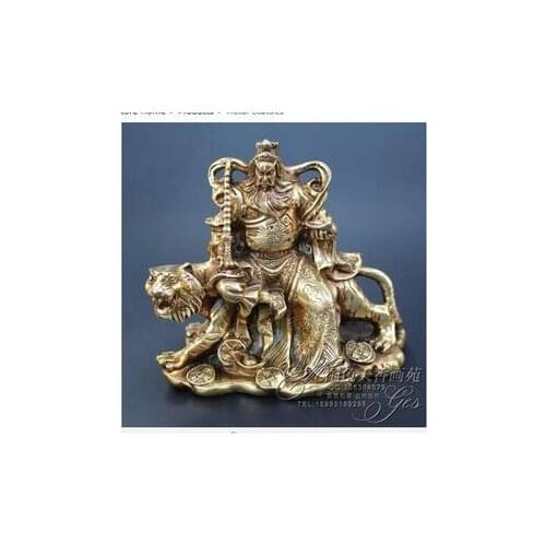 Elaborate Chinese Antique collection Imitation ancient copper God statue arhat decoration bronze factory outlets