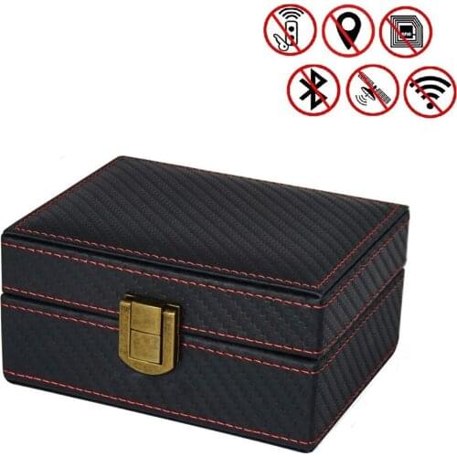 Anti Theft Faraday Box Car Keyless Signal Blocker Security RFID Faraday Key Fob Protector