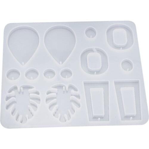 DIY Crystal Epoxy Silicone Mirror Resin Mold Handmade Earring Pendant Crafts Aromatherapy Wedding Christmas Gift Decor House