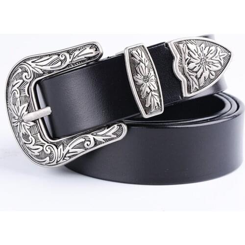 Womens Vintage Cave Pin Buckle Belt Luxury Thin Leather Belt Designer Belt Jeans Dress Women Belt
