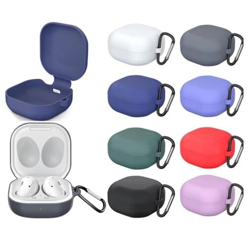 Silicone earphone Case for Samsung Galaxy buds live/Pro Case Shell Accessories anti-drop Shockproof Soft protector For buds 2