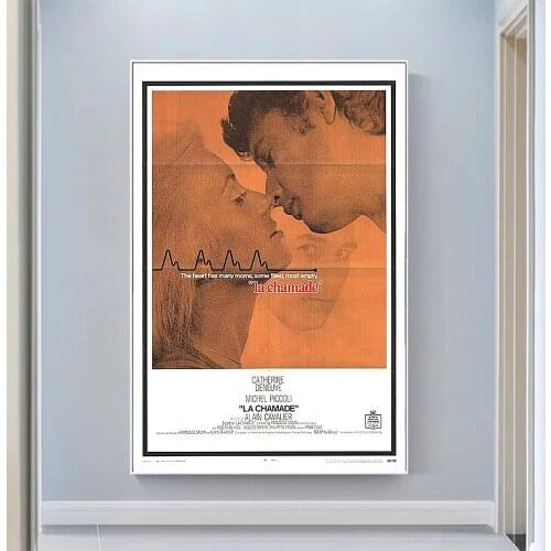 V0724 Heartbeat Vintage Classic Movie Wall Silk Cloth HD Poster Art Home Decoration Gift