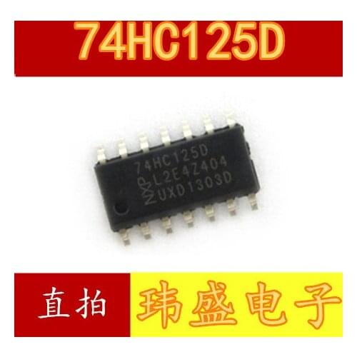 10pcs SN74HC125D 74HC125 74HC125D SOP14 3.9MM