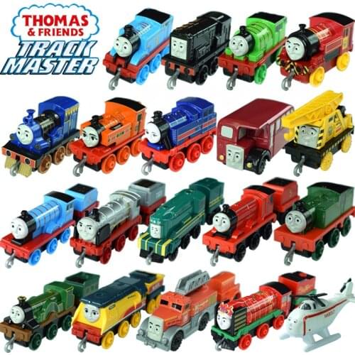 3-4pcs Thomas and friends trains hot tomas metal magnetic trains miniatura de carro diecast model kids jouets pour enfants gift