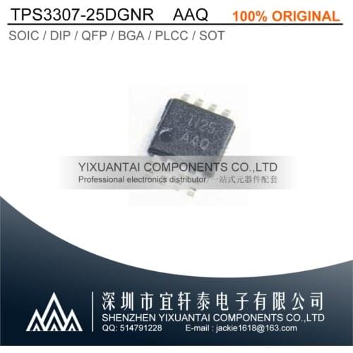 5pcs/lot 10pcs/lot 50pcs/lot Free shipping 100% original TPS3307-25DGNR 3307-25 AAQ MSOP8