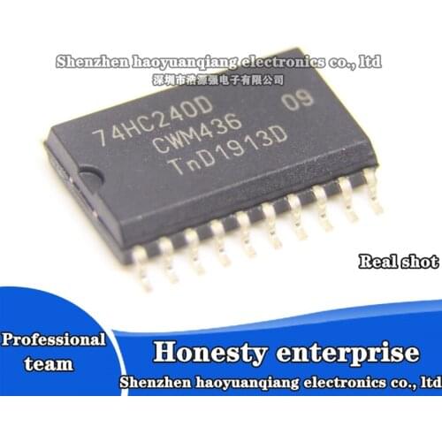 5PCS Genuine original 74HC240D patch SOP-20 7.2MM wide octal buffer/inverter chip