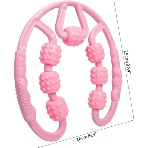 Q1FB Yoga Leg Ring Leg Clamp Weight Loss Artifact Beauty Leg Products Leg Muscle Elimination Roller Massager Yoga