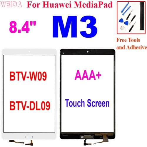 AAA+ 8.4'' Touch For Huawei MediaPad M3 BTV-W09 BTV-DL09 Touch Screen Digitizer Glass Panel Replacement for Huawei M3 8.4 Touch