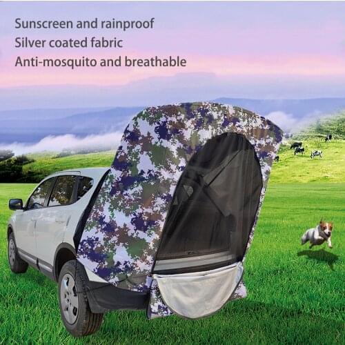 Car Rear Roof Outdoor Equipment Camping Tent Canopy Tail Ledger Picnic Awning For SUV Car Camping Picnic Tent Equipment Expert