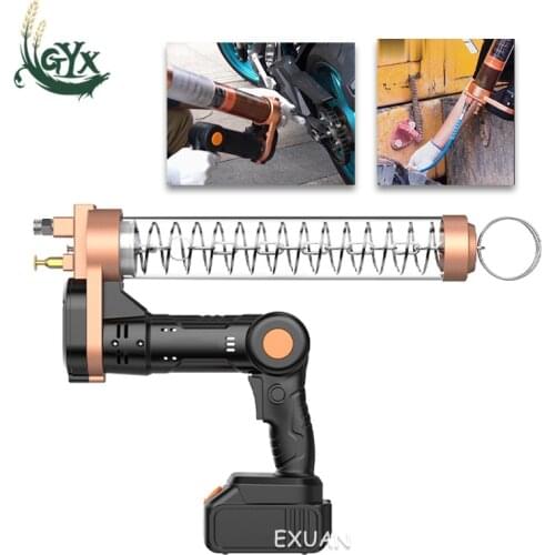 Electric Grease Gun Handheld Rechargeable Automobile Small High-Voltage Grease Tool Mechanical Gear Oil Filler Nozzle