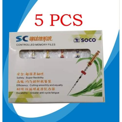 Endodontic Intruments Dental Endo Rotary File SOCO COXO SC-PRO Endodontic Files Super Root Canal Instruments Niti Memory Engine