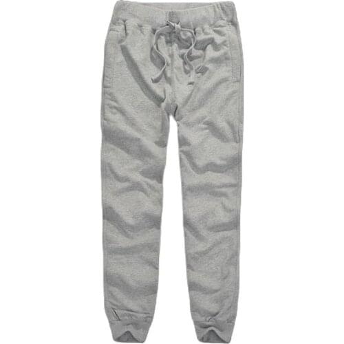 80.8% Cotton Spring Sweatpants Men Solid Sports Pants Tracksuit Trousers Thin Jogging Joggers Mens Fitness Clothing Streetwear