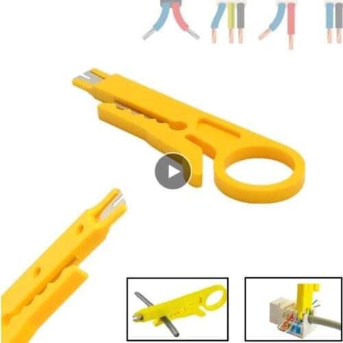 Cable Stripping Wire Cutter Stripper Knife Multi Mini Portable Wire Stripper Pliers Home Hand Cutting Tool Crimper DIY Repair