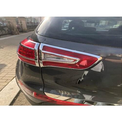 ABS Chrome Tail Light Cover Trim Kit For Kia Sportage 2010 2011 2012 2013 2014