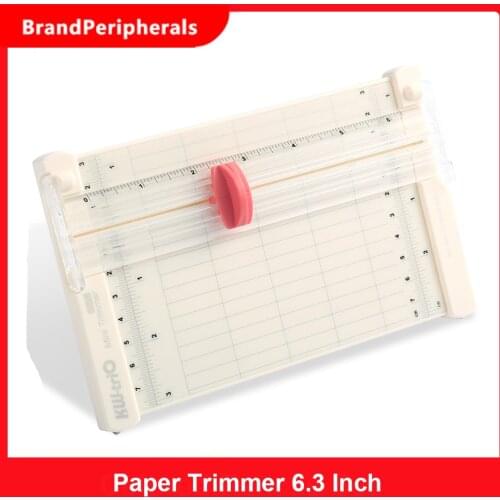 KW-trio Mini Portable Paper Cutter Craft Paper Trimmer 6.3 Inch Cutting Length for Paper Photos Pictures Cards Scrapbooking Tool