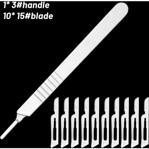 11pcs/set Carbon Steel Utility Blade Scalpel Blade DIY Cutting Hand Tools Animal Sculpture Carving New