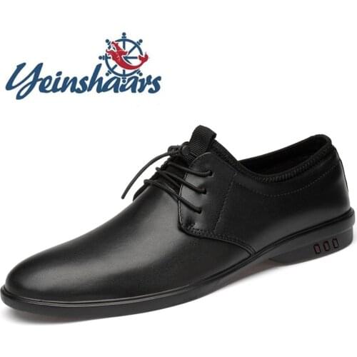 Oxford Men Casual Leather Shoes Brand Genuine Leather Business Formal Shoes Male British Style Comfortable Designers Shoes Flats