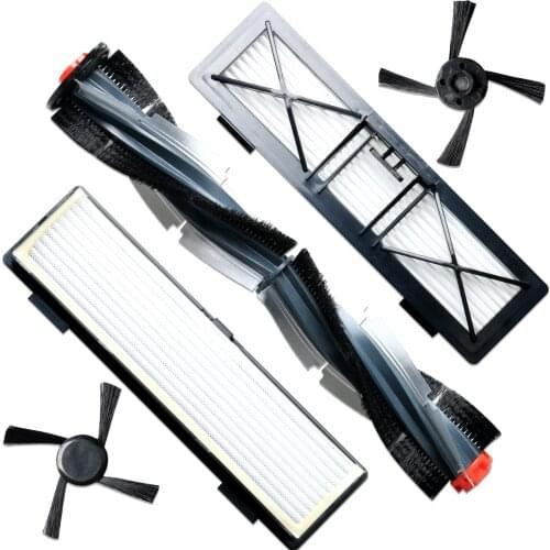 1 x Roller Brush + 2 x Side Brush + 2 x HEPA Filter for Neato Botvac D Series D7 D5 D3 D7500 D8500 D800 Vacuum Cleaner Parts Kit