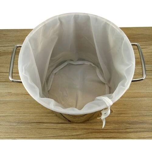 45*40cm 160 micron Nylon Beer Brew Filter Bag Strainer For HomeBrew Wine Whisky Moonshine Bar Tool Accessories