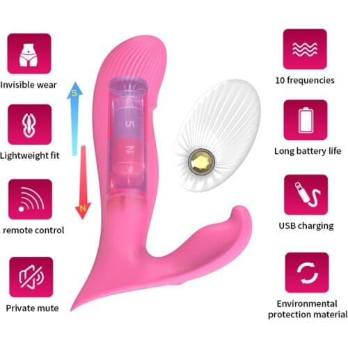 Wearable Dildo Powerful Vibrators for Women Remote Wireless Control Invisible Masturbators G Spot Clitoris Stimulator Sex Toys