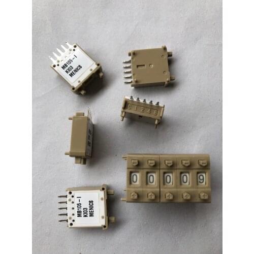 Original new 100% digital dial switch MB105-1 press counter 5pin 0-9
