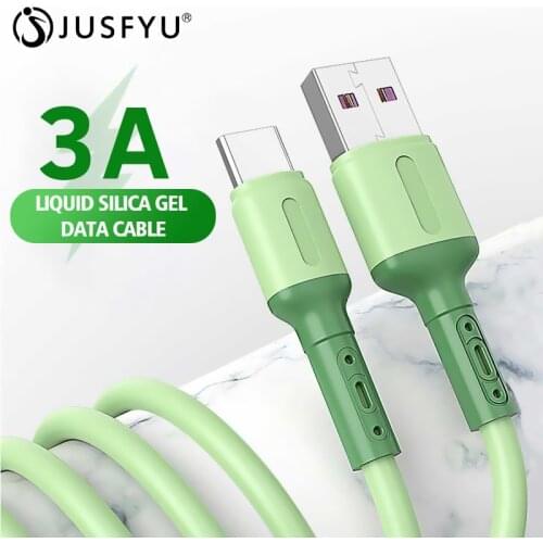 Silicone Micro USB Cable 1m 3A Fast Charger USB Data Cable For Samsung Xiaomi Huawei P40 P30 Pro Mobile Phone Cables for Android