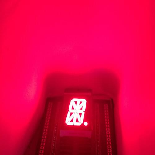 10pcs LED Display 16 Segment Affichage RED LED Display 0.8" 27.7x20mm Common Anode 1Digit LED Module Display 16 Segment 18 pin