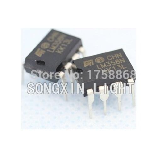 XIASONGXIN LIGHT 100PCS/LOT) LM358P LM358N LM358 358 DIP8 Operational Amplifier IC New