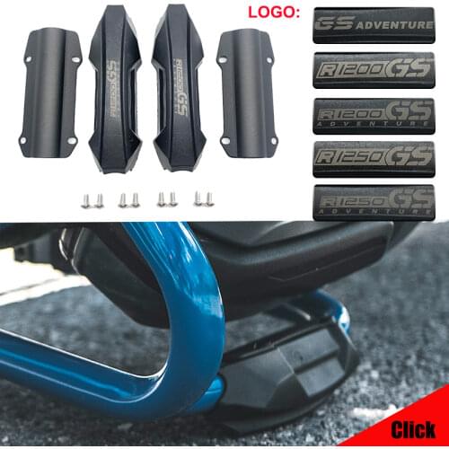 For BMW R1250GS R1200GS ADV Adventure GSA F800GS F850GS Motorcycle Crash Bar Bumper Engine Guard Protector Decorative Block 25mm