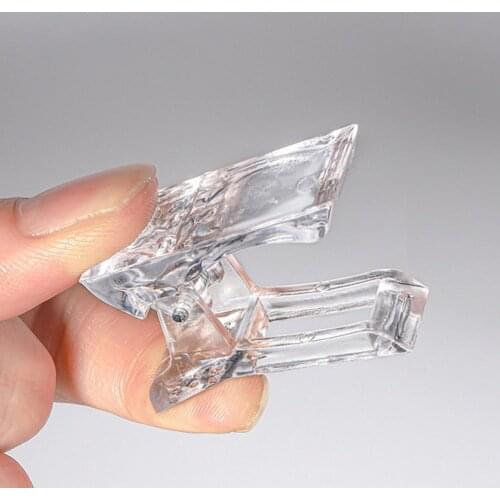 10Pcs Resin Nail Shaping Clip Tool Nails Extension Clip Nail Clip Wear-resistant Makeup Tool for Women Beginners Builder Tool