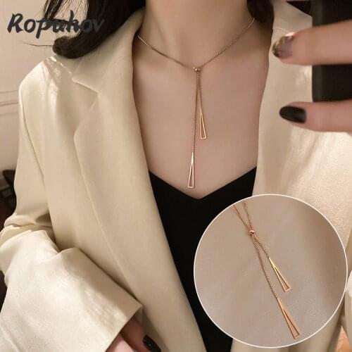 2021 New Trendy Korean Stylish Chain Necklace Short Fashion Choker Necklace