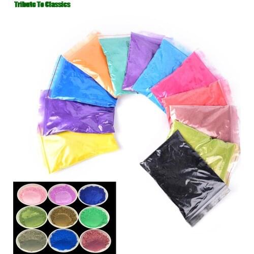 50g Healthy Natural Mineral Mica Powder DIY For Soap Dye Soap Colorant Makeup Eyeshadow Soap Powder Skin Care 12 Color