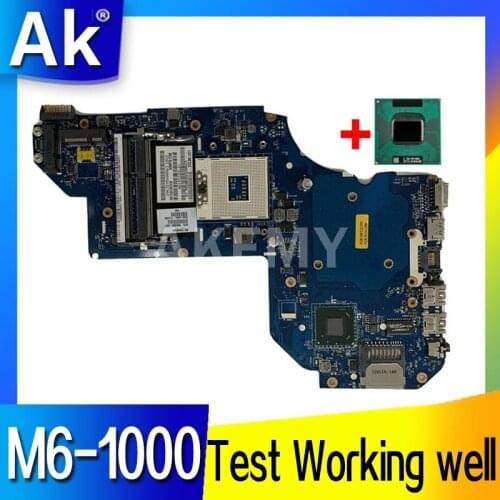 AKemy for HP ENVY M6 M6-1000 M6-1125dx M6-1200 Series 698395-501 698395-601 QCL50 LA-8713P Laptop Motherboard Test Working well