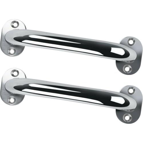 Boat Accessories Marine 2 Pieces Stainless steel 9'' Boat Polished Grab Handle Handrail for Door/Bath/Boat