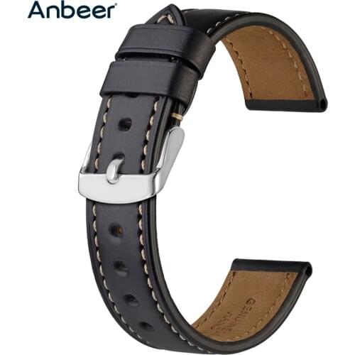 Anbeer Leather Watch Straps