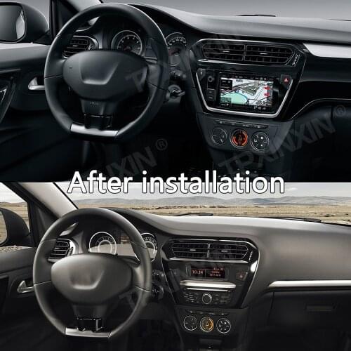 6GB+128GB For Peugeot 301 2008-2014 Car Radio 360 HD Auto Surround View Camera Car Multimedia Player Stereo Radio GPS Navigtion