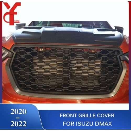 ABS Car Racing Grills For Isuzu dmax D-max 2020 2021 2022 Front Grilles Cover Accessories Exterior Parts YCSUNZ