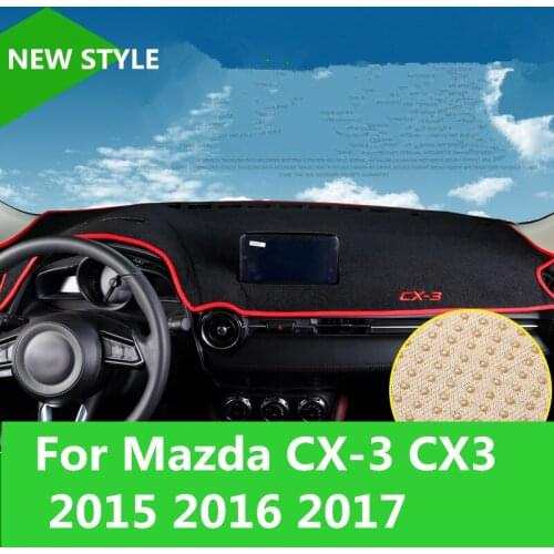 For Mazda CX-3 CX3 2015 2016 2017 Center Console Instrument Panel Sunproof mat Interior decoration car styling