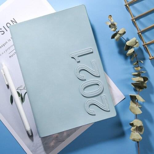 2021 Planner Agenda Organizer Notebook and Journal A5 Diary Notepad Weekly Plan Monthly Note Book Travelers Daily Stationery Kit