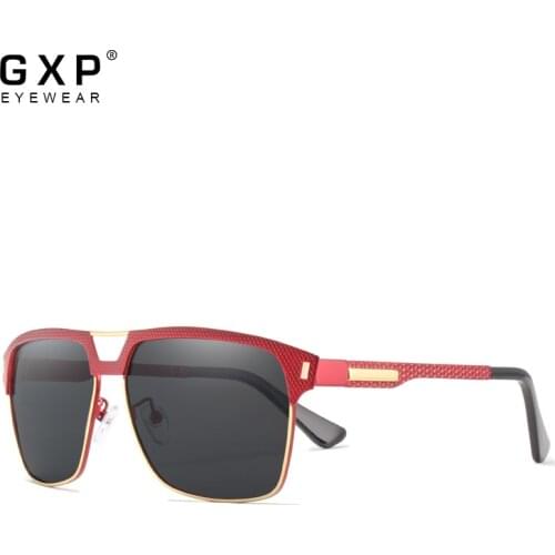 GXP Fashion Aluminum Polarized Sunglasses Men/Women UV400 Protection Eyewear Designer Travel Sun Glasses